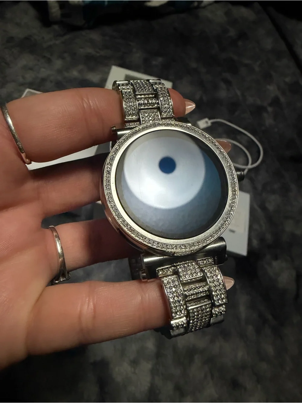 Michael Kors Silver Digital Smartwatch with Stainless Bracelet